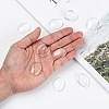 Transparent Oval Glass Cabochons X-GGLA-R022-30x22-6