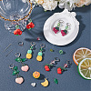 Fruit Theme DIY Resin Dangle Earring Making Kits DIY-SC0027-69-4