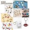 50Pcs Iron Keychain Clasps FIND-SP0005-56KCG-5
