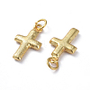Textured Brass Pendants ZIRC-G160-52G-2