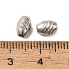 304 Stainless Steel Beads STAS-C094-04B-P-3