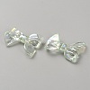 UV Plating Iridescent Transparent AB Color Plated Acrylic Beads TACR-WH0029-01B-2
