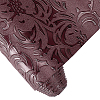 1 Sheet Embossed Flower Pattern Imitation Leather Fabric DIY-CL0002-19B-1