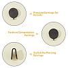 8Pcs 304 Stainless Steel Vortex Cuff Earrings EJEW-FI0003-29G-5