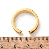 304 Stainless Steel Cuff Open Rings SA-CBACA70-01B-G-5
