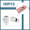 100Pcs 304 Stainless Steel Tube Beads STAS-UN0063-82B-P-3