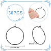 Unicraftale 304 Stainless Steel Hoop Earring Settings STAS-UN0015-66-3