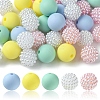 DIY Round Silicone & Acrylic & Berry Beads Making Findings Kits DIY-FS0006-26E-1