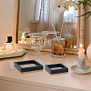 2Pcs 2 Styles Square Transparent PE Thin Film Suspension Jewelry Display Box CON-LP0001-44B-3
