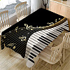 Piano Pattern Linen Tablecloth AJEW-WH0528-69A-6