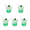 Transparent Resin Big Pendants LS-RESI-TAC0019-04A-1