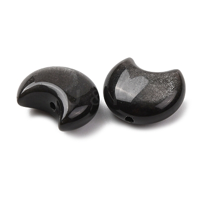 Natural Silver Sheen Obsidian Beads G-Z156-A01-1