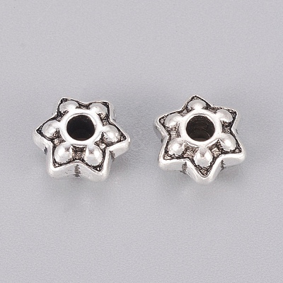 Tibetan Silver Spacer Beads LF1057Y-NF-1