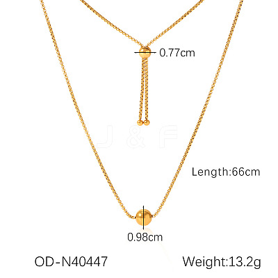 304 Stainless Steel Rhinestone Pendant Necklaces FS-WGDF7E7-03-1