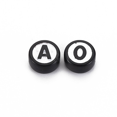 Opaque Acrylic Beads SACR-S275-01A-1