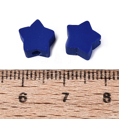 Independence Day Handmade Polymer Clay Beads CLAY-Q253-08C-1