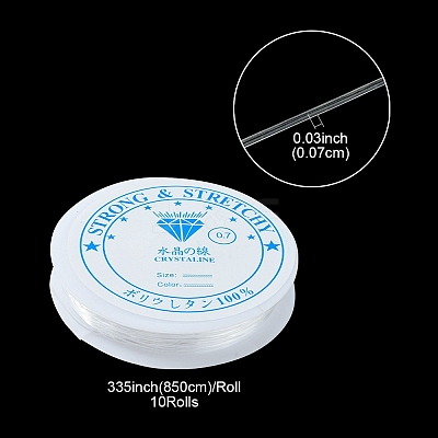 Clear Elastic Crystal Thread EW-YW0001-02-0.7-1