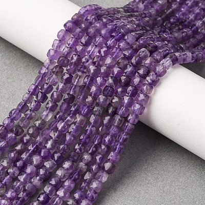 Natural Amethyst Beads Strands G-R460-028C-1