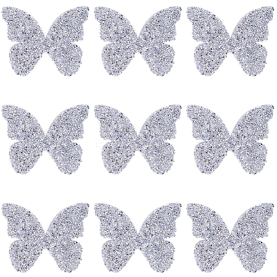 Resin Rhinestone Hotfix Rhinestone Iron on/Sew on Cloth Patches DIY-WH20063-030G-1