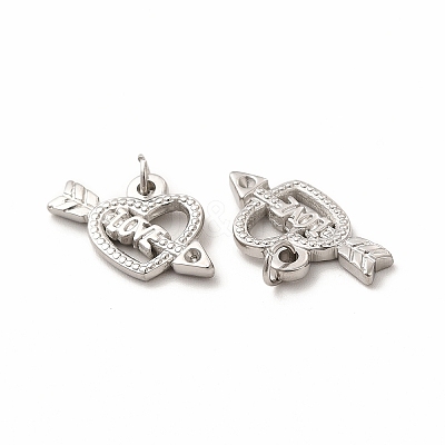 Tarnish Resistant 304 Stainless Steel Pendant Rhinestone Settings STAS-E185-15P-1