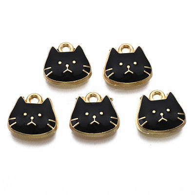 Alloy Enamel Charms ENAM-T011-95B-NR-1