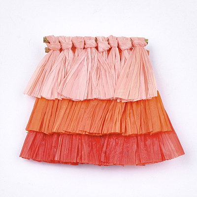 Raffia Tassel Pendant Decoration FIND-T023-05-1