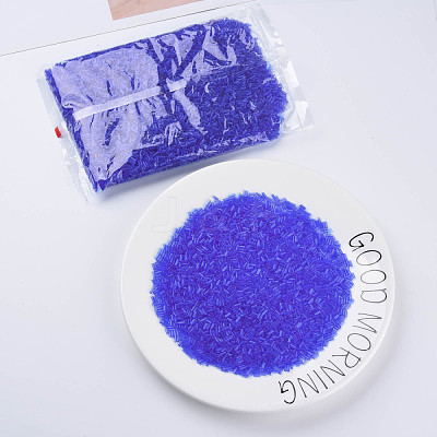 Transparent Glass Bugle Beads SEED-N005-001-C03-1