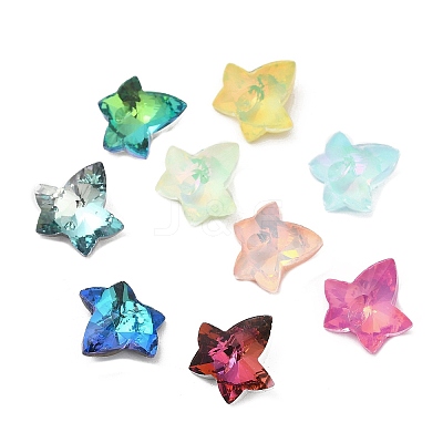 Pointed Back Glass Rhinestone Cabochons GLAA-B012-67-1