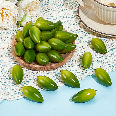 Foam Imitation Olive AJEW-GF0013-46-1