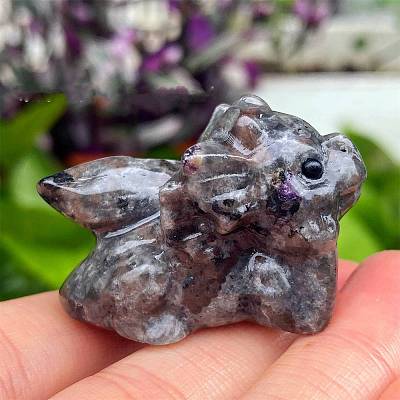 Natural Syenite Carved Figurines Statues for Home Desktop Decoration PW-WG05555-13-1