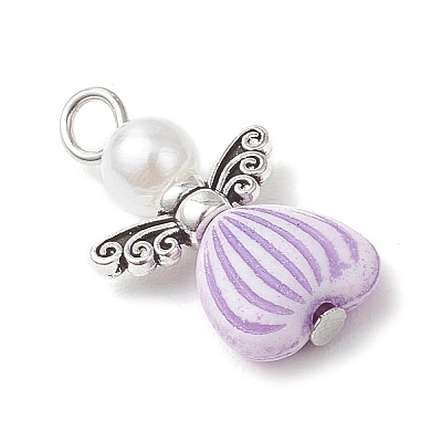 Acrylic Alloy Pendants PALLOY-JF03798-1