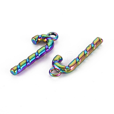 Rainbow Color Alloy Pendants PALLOY-S180-273-NR-1