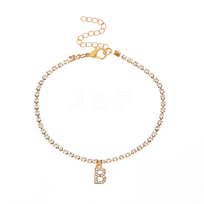 Fashionable and Creative Rhinestone Anklet Bracelets DA6716-2-1