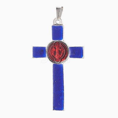 Alloy Enamel Big Pendants ENAM-E319-01AS-1