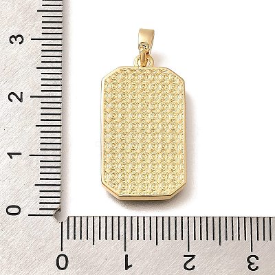 Tarot Card Brass Enamel Pendents KK-R212-02G-02-1