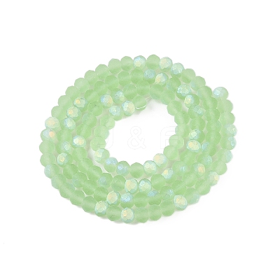 Transparent Glass Beads Strands LS-EGLA-A044-T4mm-MB09-1