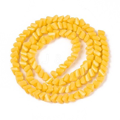Opaque Glass Beads Strands GLAA-N019-4mm-22-1