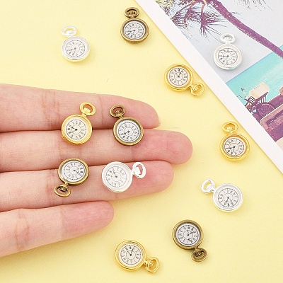 10Pcs Alloy Enamel Pendants FIND-YW0007-87S-1