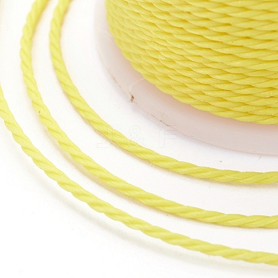 Round Waxed Polyester Cord X-YC-G006-01-1.0mm-04-1
