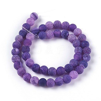 Natural Weathered Agate Beads Strands X-G-P414-A03-1