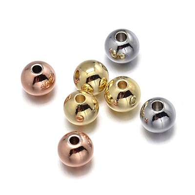 Brass Beads KK-F0317-4mm-01-NR-1