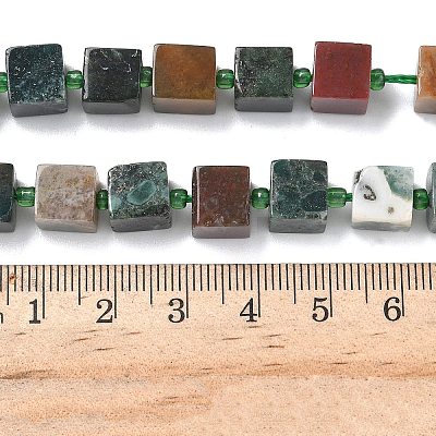 Natural Indian Agate Beads Strands G-D338-A15-1