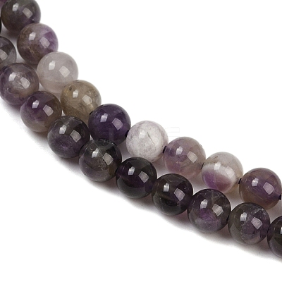Natural Amethyst Beads Strands LS-G-F591-25-6mm-1