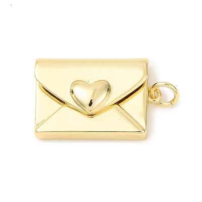 Eco-Friendly Rack Plating Brass Pendants KK-F848-08G-1