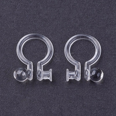 Eco-Friendly Plastic Clip-on Earring Findings KY-P005-02-1