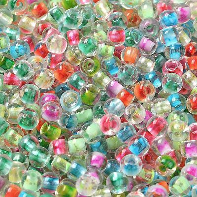 Transparent Glass Round Seed Beads SEED-B001-05A-03-1