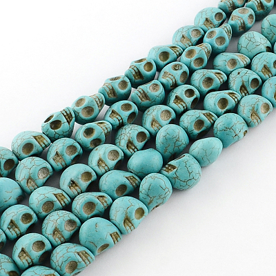 Gemstone Beads Strands TURQ-S105-10x10mm-07-1