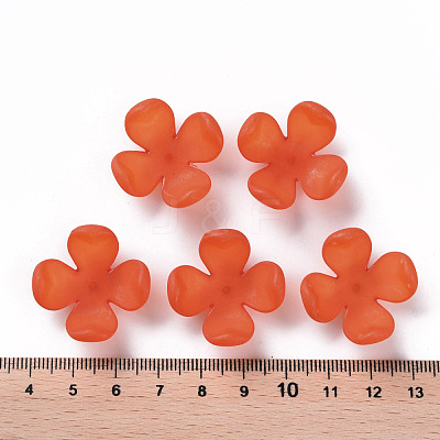 Frosted Acrylic Bead Caps MACR-S371-06A-726-1