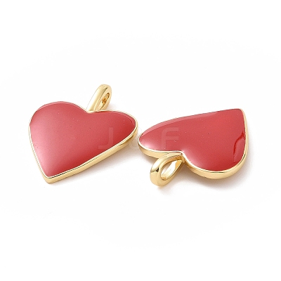 Brass Enamel Pendants LS-KK-P204-14G-B-1