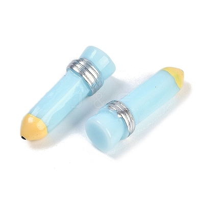 Pencil Resin Cabochons RESI-Q014-06E-1